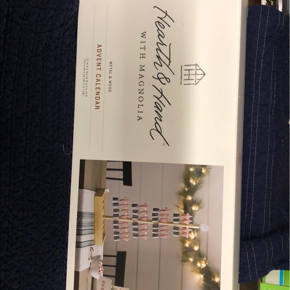 NWT Hearth and Hand with Magnolia Advent Calendar